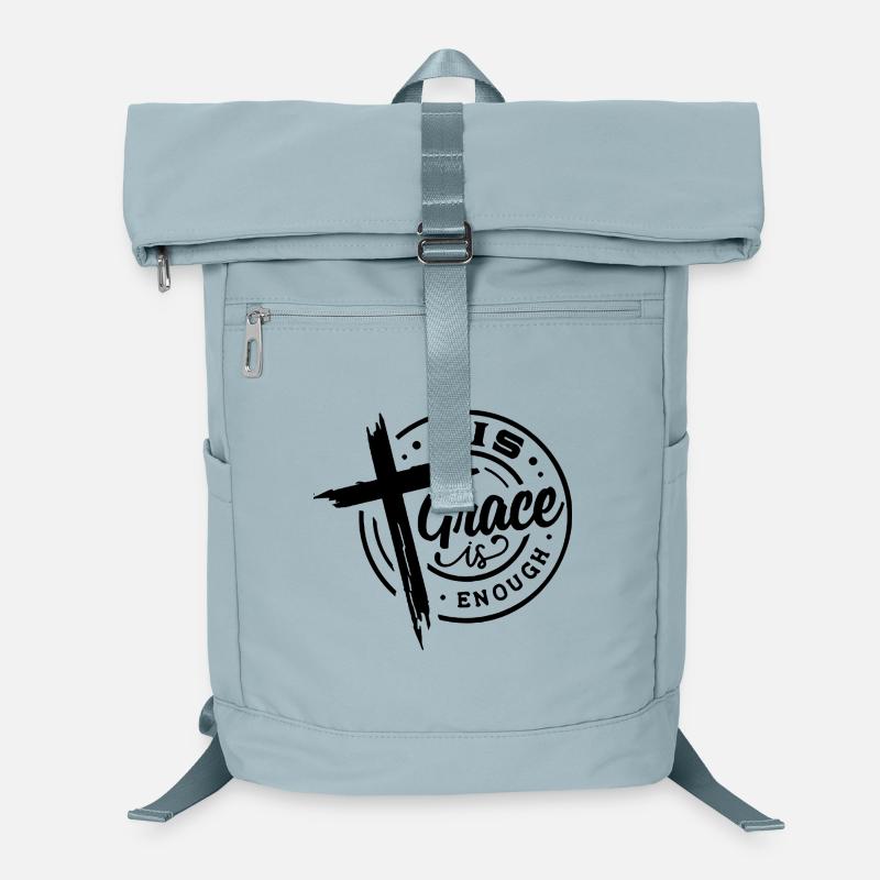 His Grace Is Enough Christian Cross Laptop Backpack