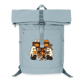 Les fantômes d'Halloween lisent des livres - Sac à dos ordinateur - bleu glacier - Devant