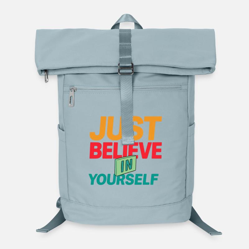 T-shirt "JUST BELIEVE IN YOURSELF" Laptop Backpack