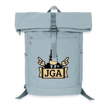 JGA hand signals (bachelor party / 2C) - Laptop Backpack - ice blue - Front