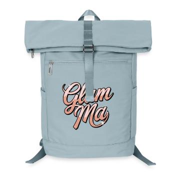Glam Mad Glitter Script - Laptop Backpack - ice blue - Front