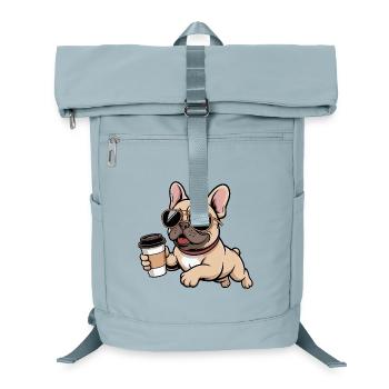 Sonnenbrillen Französische Bulldogge Kaffee - Laptop-Rucksack  - Eisblau - Vorne
