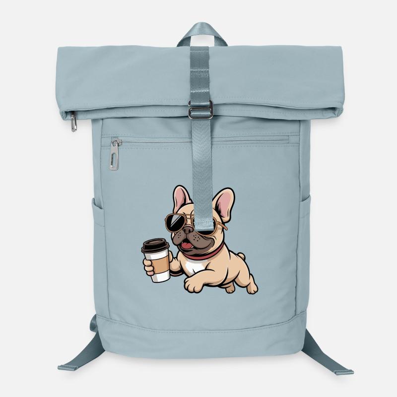 Lunettes de soleil Bouledogue Français Café Sac à dos ordinateur