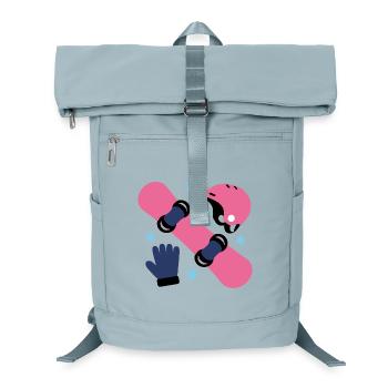 Glam Skate Rose et Casque Bleu - Sac à dos ordinateur - bleu glacier - Devant