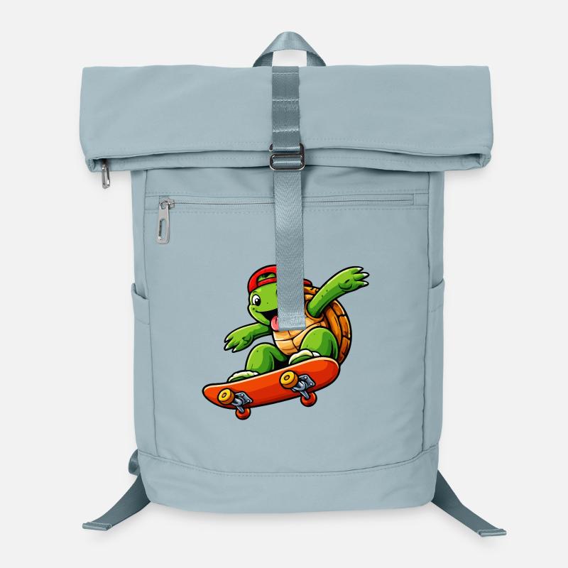Skateboard-Schildkröten-Maskottchen-Cartoon Laptop-Rucksack 