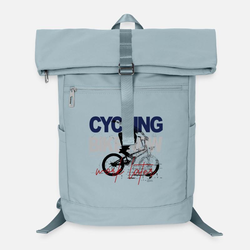 Cyclisme maintenant – Travailler plus tard Sac à dos ordinateur