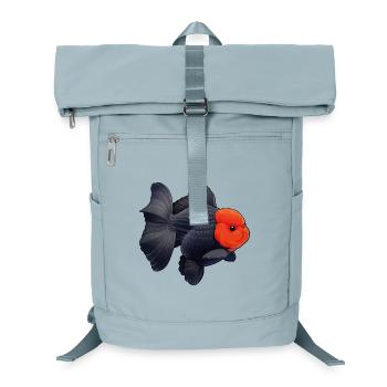 Grade Black Oranda with Red Head HQ Goldfish - Laptop-Rucksack  - Eisblau - Vorne