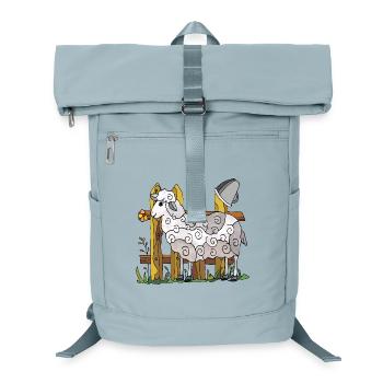 Sheep - Laptop Backpack - ice blue - Front