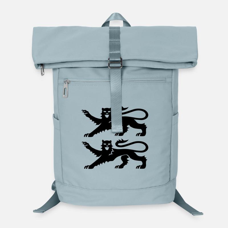 Normandy 2 Black Leopards Coat of Arms Laptop Backpack