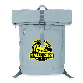 Malle 2026 Beach Palm Trees - Laptop Backpack - ice blue - Front