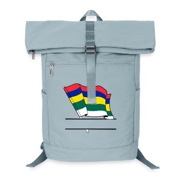 Terschelling Flag – Custom Island Design - Laptop Backpack - ice blue - Front
