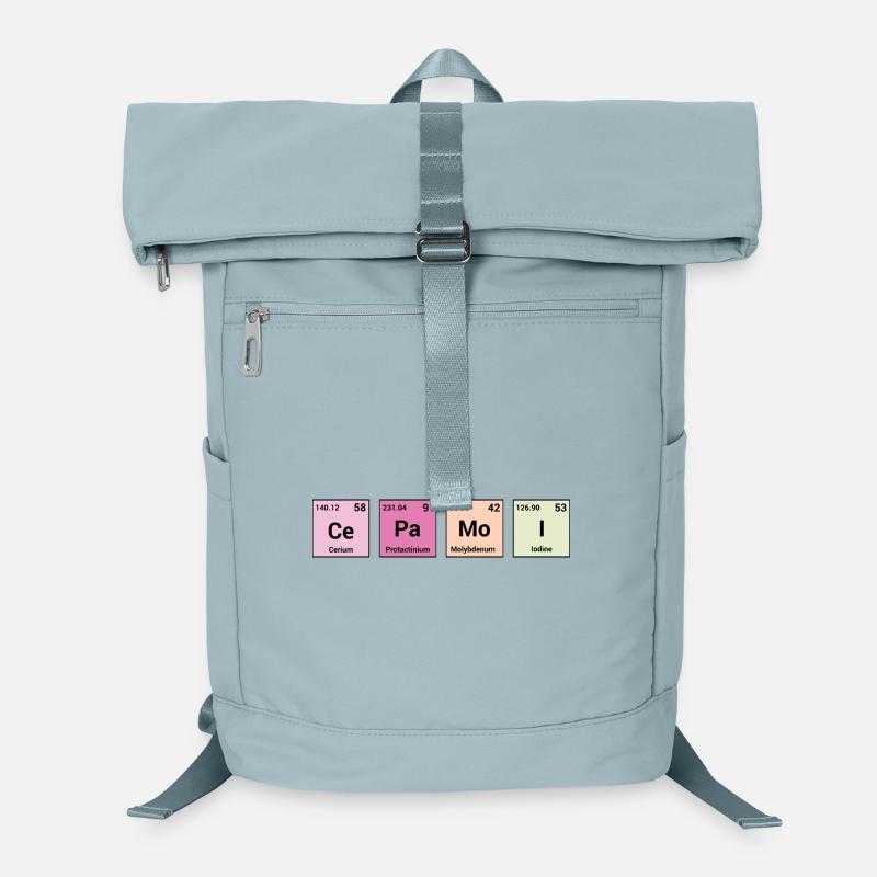 Cepamoi en éléments périodiques Sac à dos ordinateur