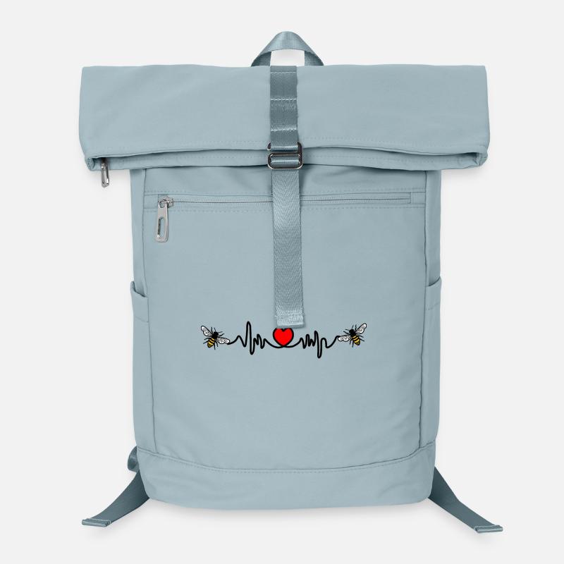 Amour cardio pour les abeilles Sac à dos ordinateur
