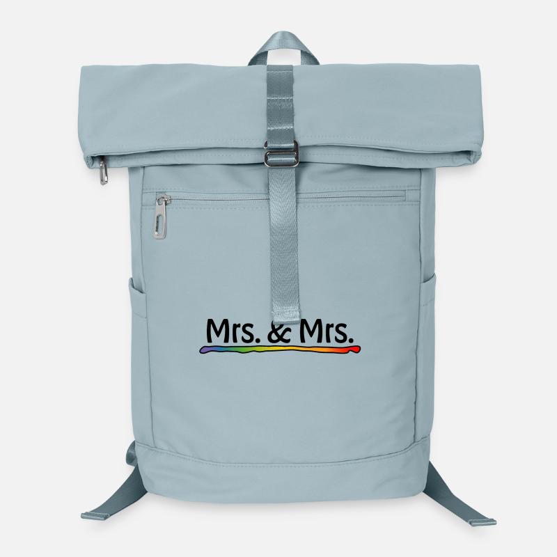 Lesbische Hochzeit - Regenbogen Mrs and Mrs Laptop-Rucksack 