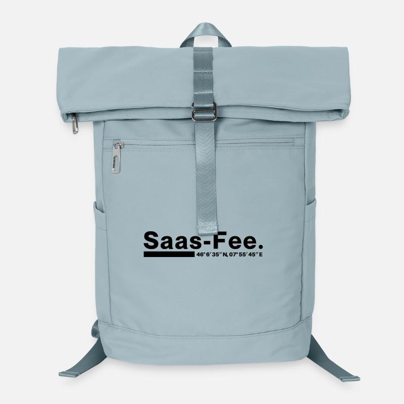 Saas-Fee Koordinaten Wallis Schweiz Laptop-Rucksack 