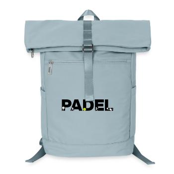 PADEL Icons – Court Addiction! Smash it - Laptop-Rucksack  - Eisblau - Vorne
