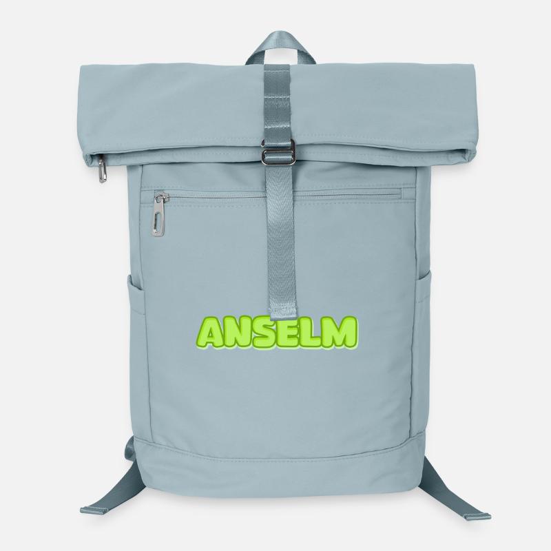 First name Anselm Laptop Backpack