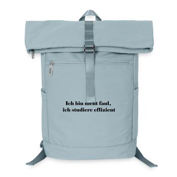I'm not lazy, I'm studying efficiently - Laptop Backpack - ice blue - Front