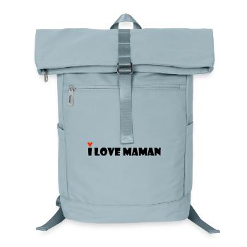 I LOVE MOM. MAMA ADORED. MAMMA. MOTHER'S DAY. - Laptop Backpack - ice blue - Front