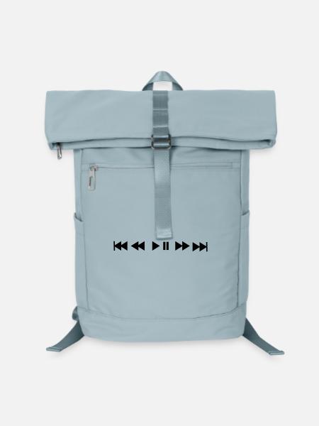 Musik - Laptop-Rucksack - Eisblau
