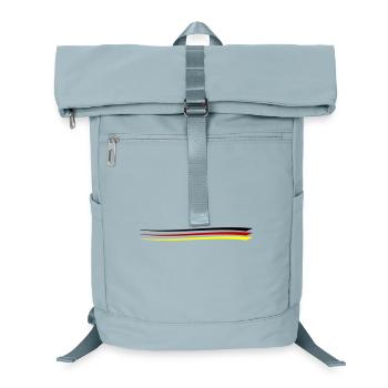 Germany Team Line Flag - Laptop Backpack - ice blue - Front