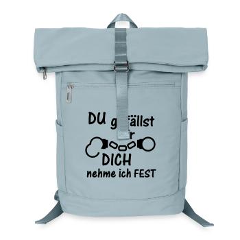 Festnahme Liebe Polizei Handschellen Geschenk - Laptop-Rucksack  - Eisblau - Vorne