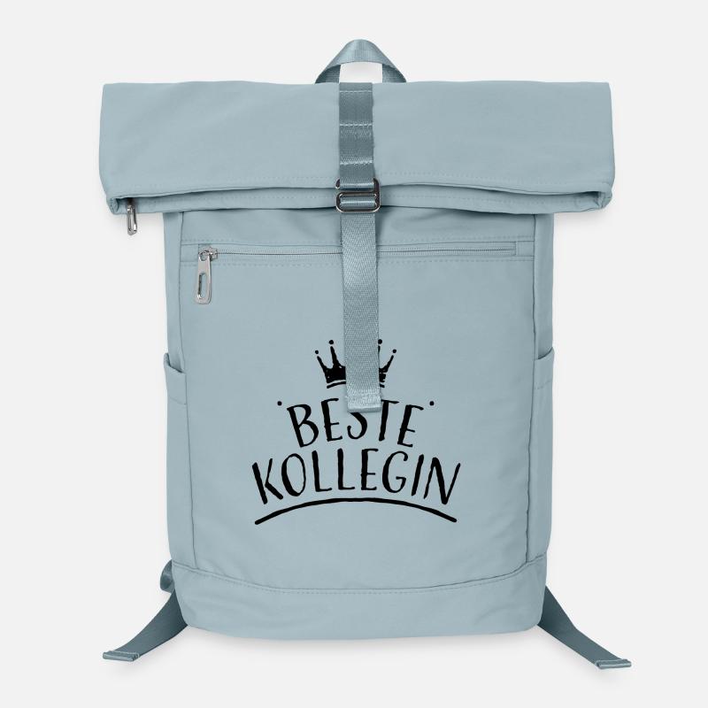 Krone beste kollegin schwarz Tshirt design Laptop-Rucksack 