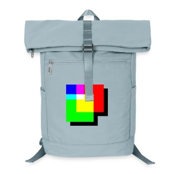 Mélange additif de couleur RVB Coin de couleur - Sac à dos ordinateur - bleu glacier - Devant