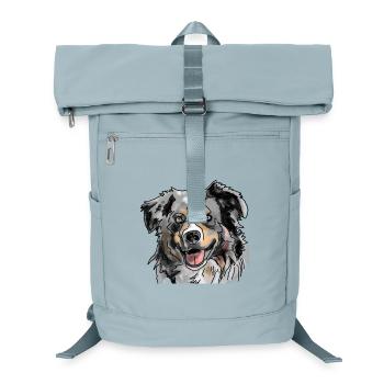 Australian Shepherd - Laptop-Rucksack  - Eisblau - Vorne