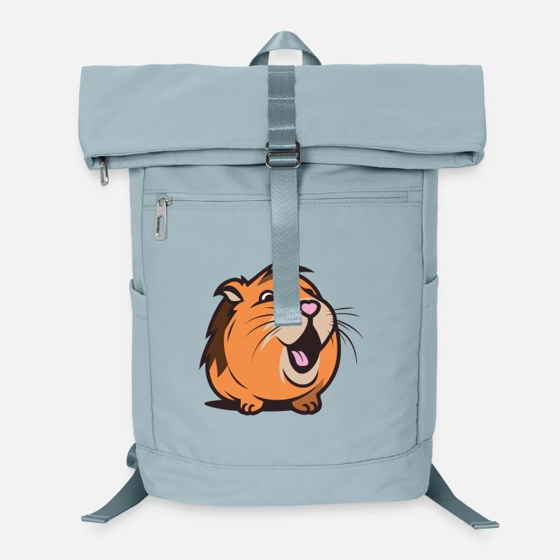 Cheerful Capybara / Guinea pig / Hamster – Heart Laptop Backpack