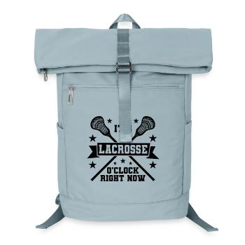 Lacrosse Saying - Laptop Backpack - ice blue - Front