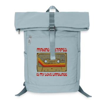 Mixtapes are my love language - Laptop Backpack - ice blue - Front