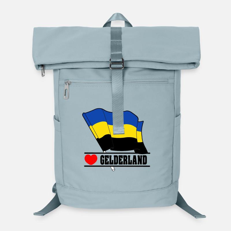 Drapeau de la Gueldre au cœur de la Gueldre Sac à dos ordinateur