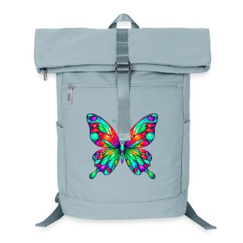 Butterfly - Laptop Backpack - ice blue - Front