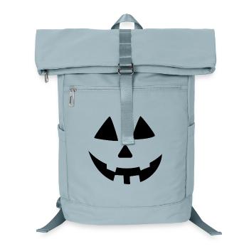 Pumpkin face, Kürbisgesicht, Halloween Design - Laptop Backpack - ice blue - Front