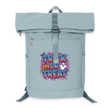 Halloween T-Shirt Süßes oder Saures. - Laptop-Rucksack  - Eisblau - Vorne