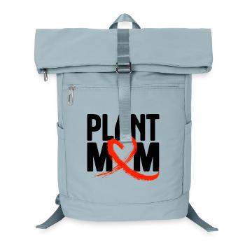 Crimson Brush Heart Plant Mom - Laptop Backpack - ice blue - Front