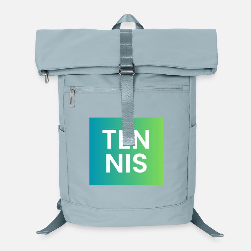 Tennis Gradient Typography Laptop Backpack