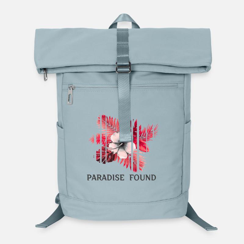 Paradise Found Hibiskus Laptop-Rucksack 