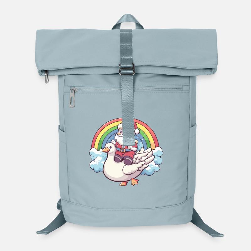 Gans Weihnachtsmann Weihnachten Laptop-Rucksack 