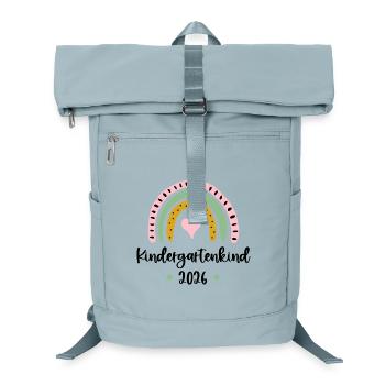 Kindergarten Child 2025 Rainbow Daycare Kindergarten - Laptop Backpack - ice blue - Front