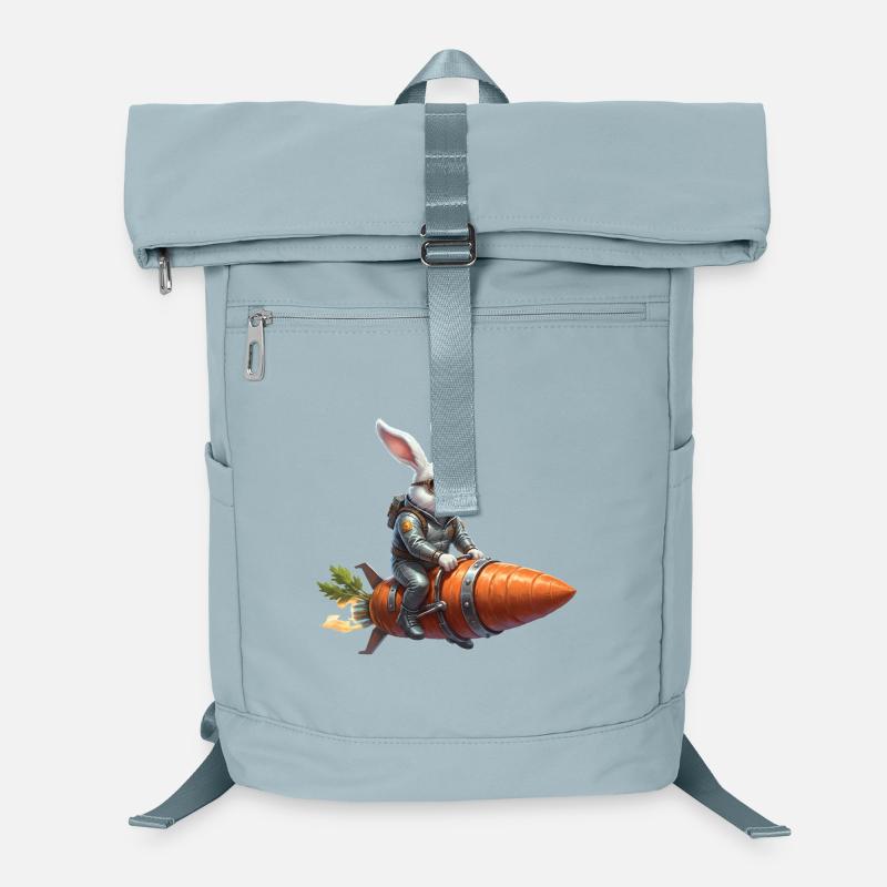 Rocket Easter Bunny Spays Laptop Backpack