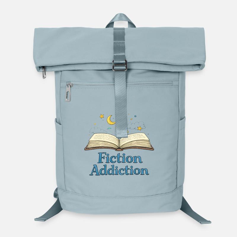 Fiction Addiction Open Book Laptop Backpack