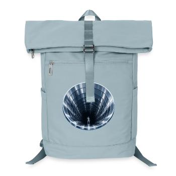 Steel tunnel with warrior - Laptop Backpack - ice blue - Front