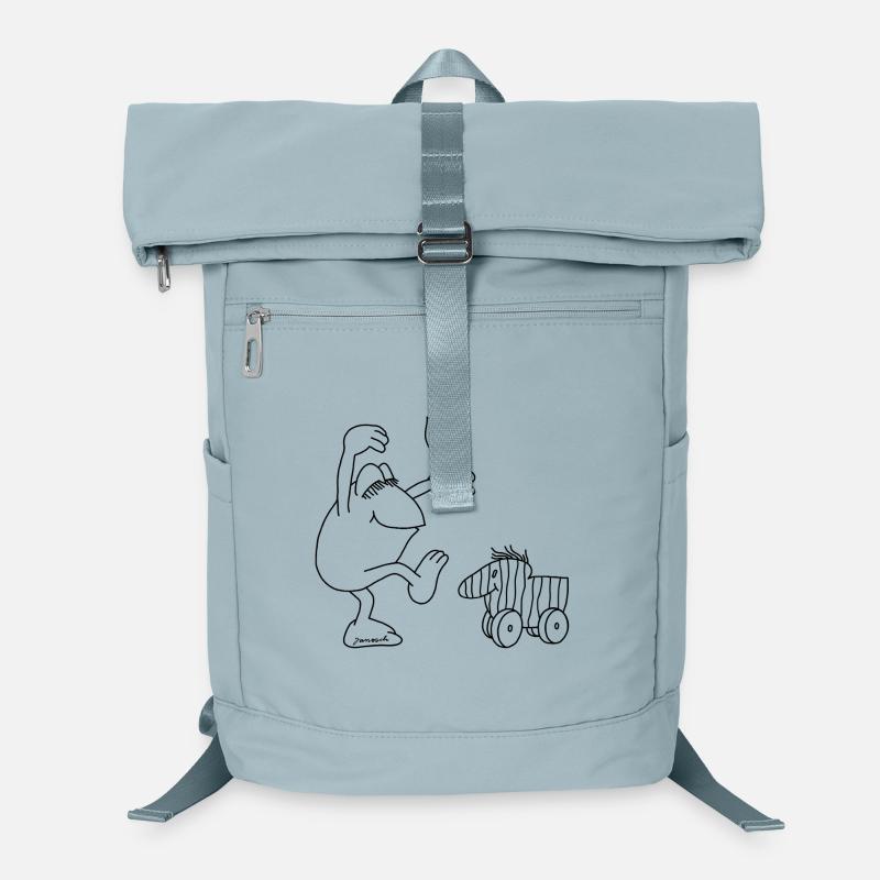 Janosch Outline Günther Box Frog & Tiger Duck Laptop Backpack