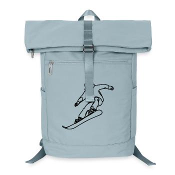 Snowboarder - Laptop-Rucksack  - Eisblau - Vorne