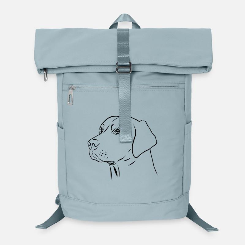 Drawn Labrador Retriever Portrait Laptop Backpack