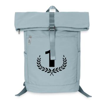Number 1 in laurel wreath - Laptop Backpack - ice blue - Front