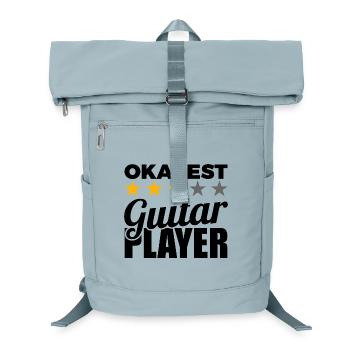 Okayest Guitar Player - Laptop-Rucksack  - Eisblau - Vorne