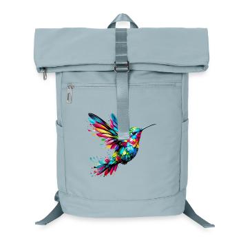 Hummingbird - Laptop Backpack - ice blue - Front